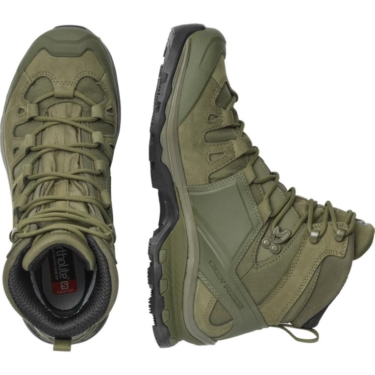 Botas Tácticas Salomon Quest 4d GTX Forces 2 EN Hombre Verde Oliva | MX DXWZ437